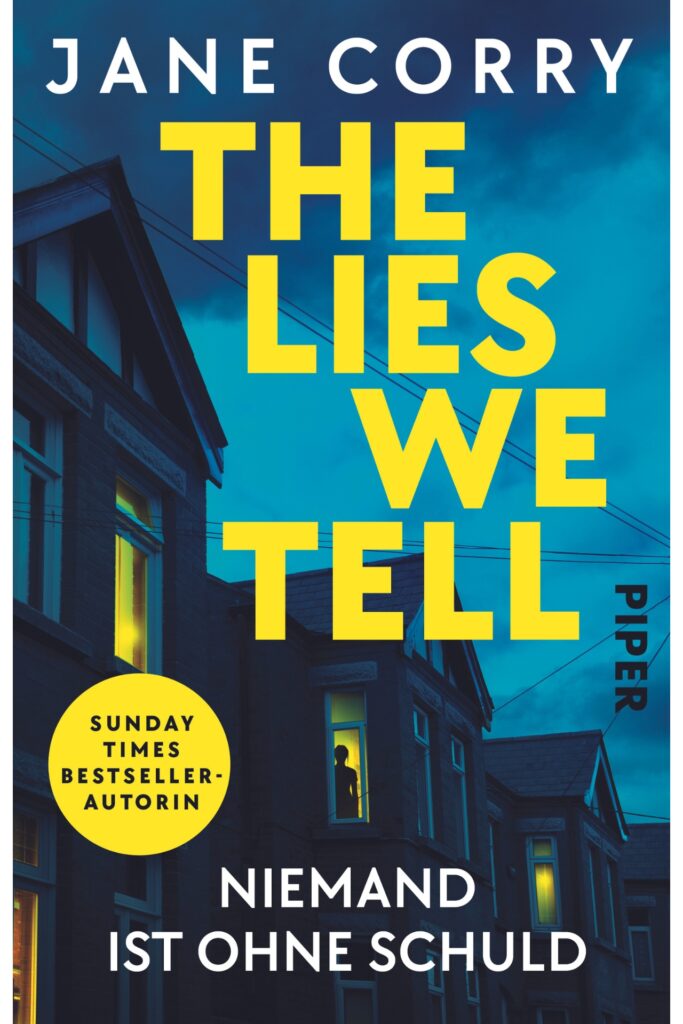 Buchcover lies we tell von jane corry