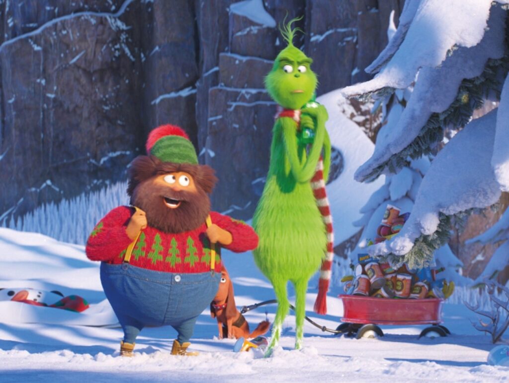 Filmszene aus der Grinch, dem Animationsfilm