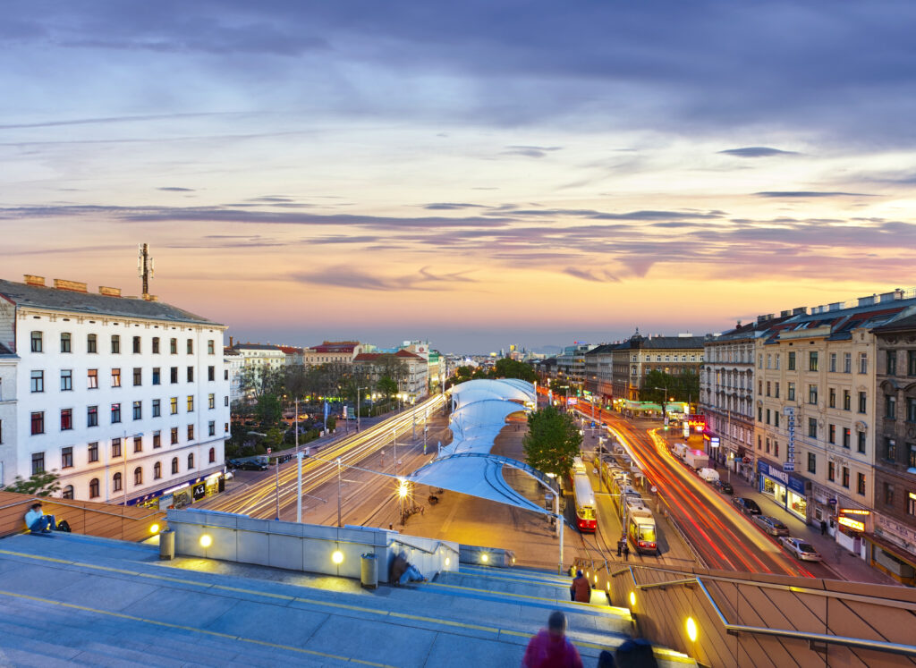 Sonnenuntergänge in Wien