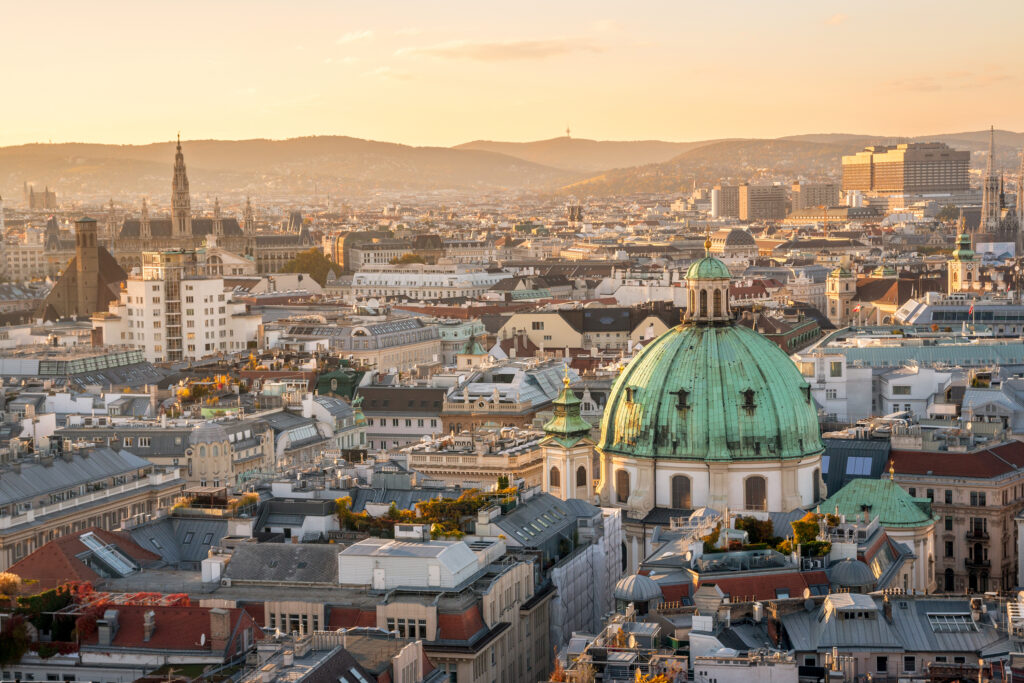 Sonnenuntergänge in Wien