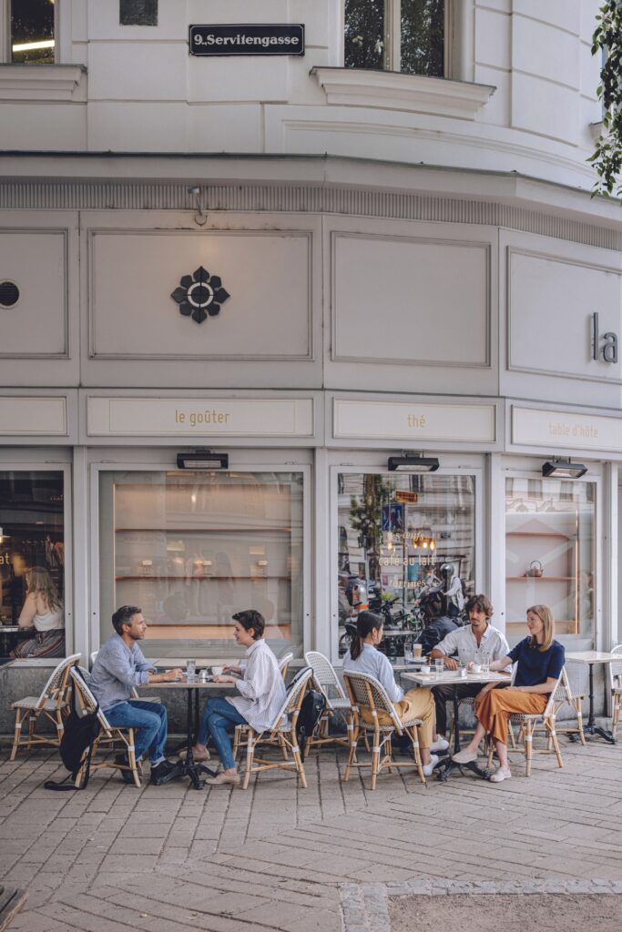 Das Servitenviertel versprüht französischen Charme