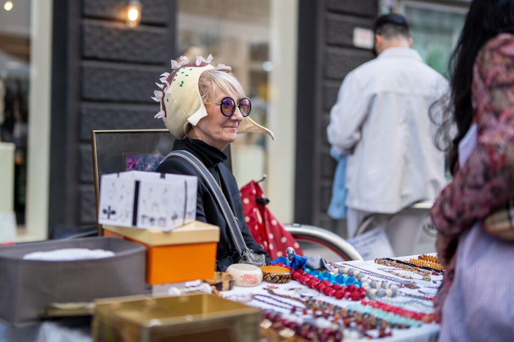 Flaniermarkt in Wien