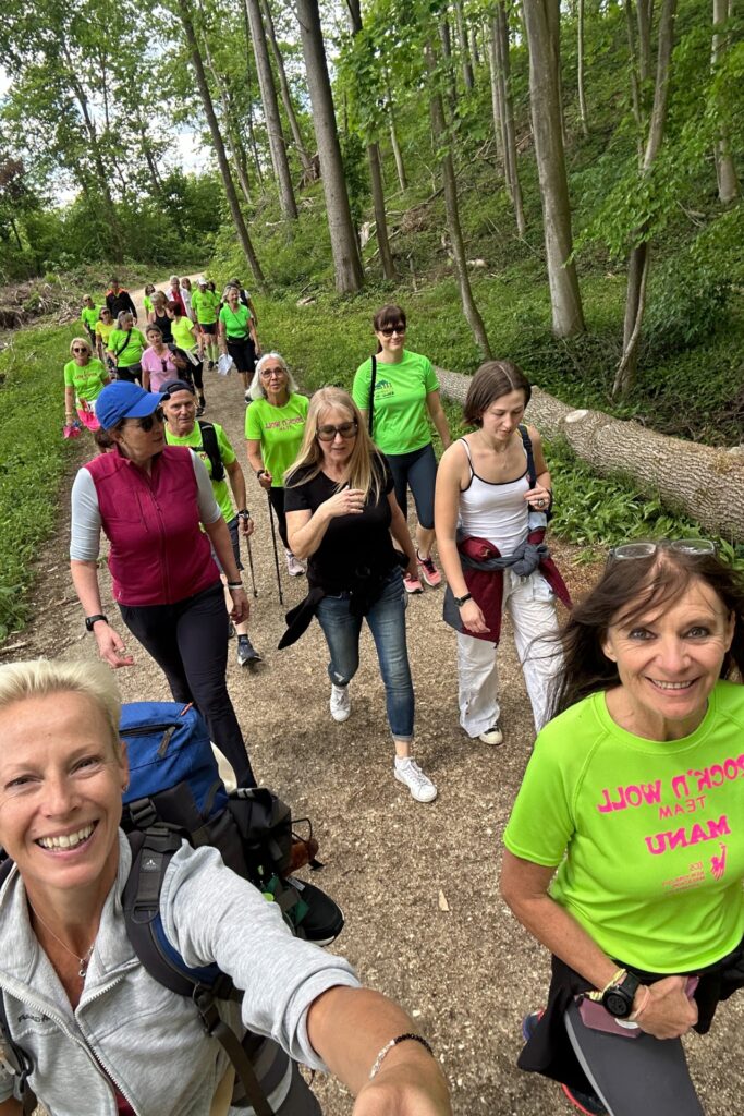 Walk4Future: Martina Gleissenebner-Tesky wird tatkräftig unterstützt